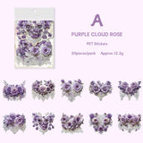 Rococo Aesthetic Flower Scrapbooking Stickers