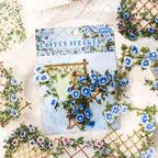 Autocollants PET de fleurs de jardin romantiques