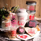 Romantische Liebesaufkleber | Transferaufkleber für DIY-Geschenke