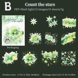 Romantic Starlight Scrapbooking Stickers