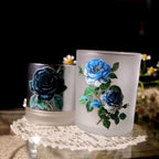 Autocollants décoratifs de roses à transfert par frottement