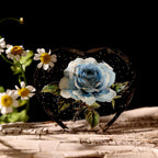 Autocollants décoratifs de roses à transfert par frottement