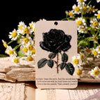 Autocollants décoratifs de roses à transfert par frottement