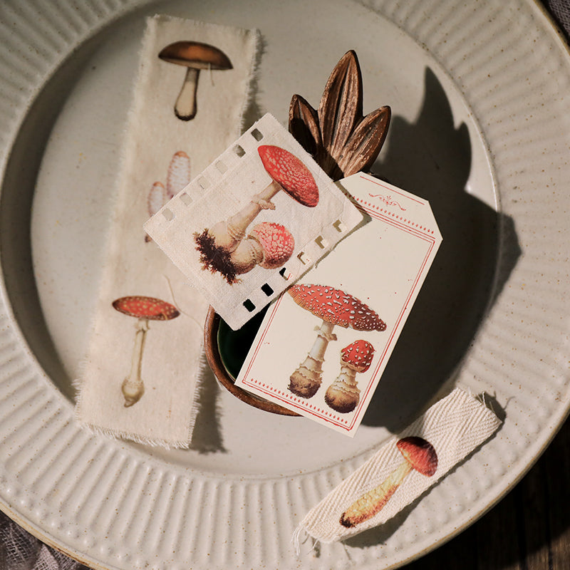 Autocollants à transférer – Esthétique champignon