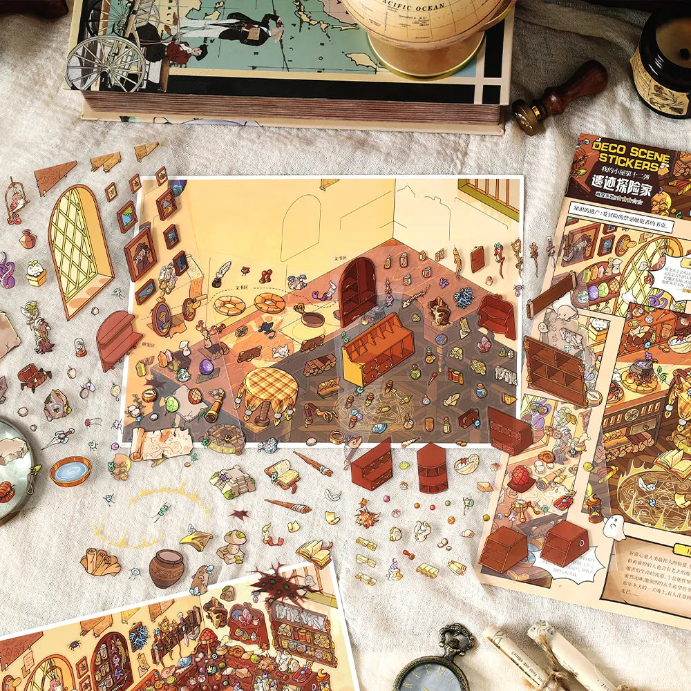 Autocollants grand format – Archéologues et mondes post-apocalyptiques