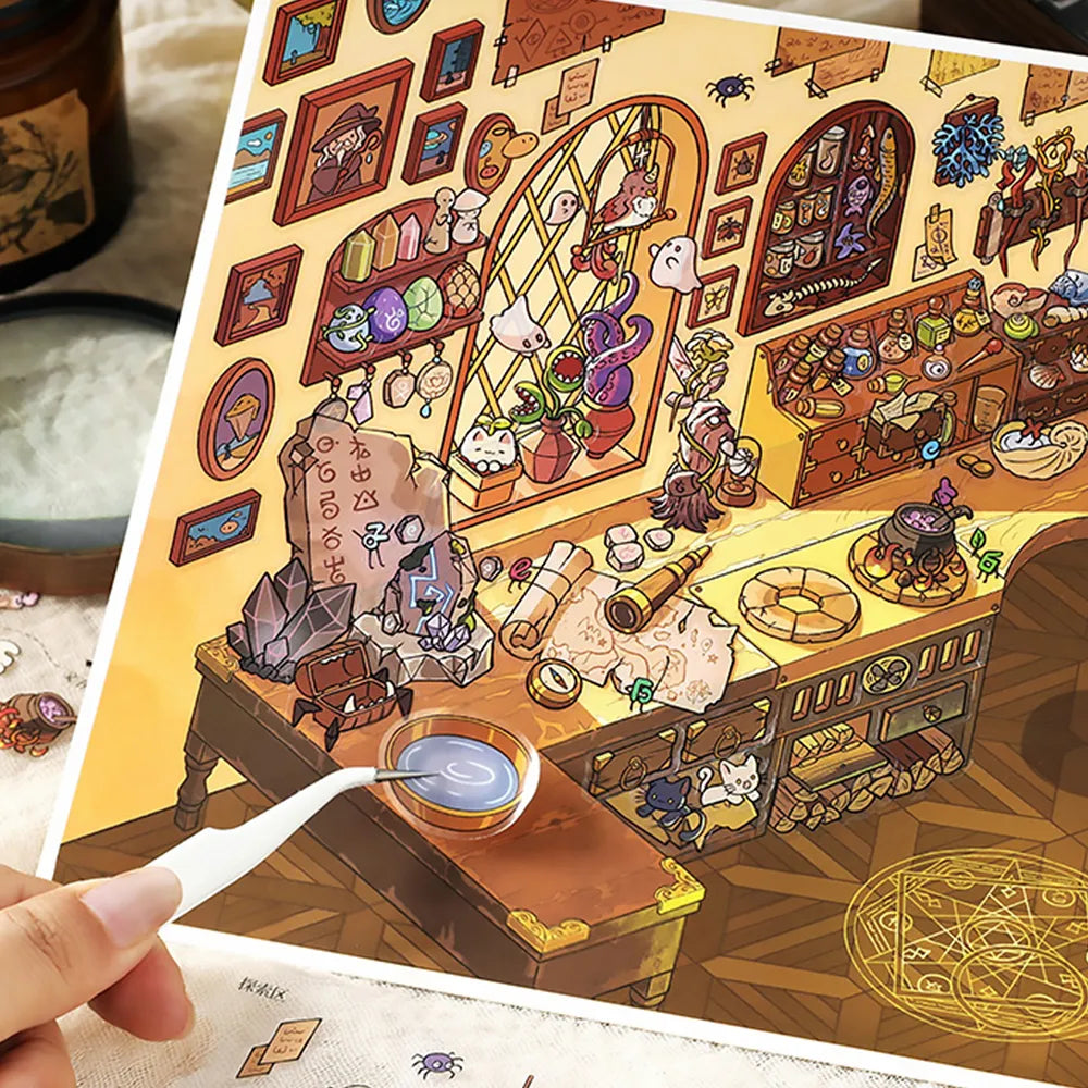 Autocollants grand format – Archéologues et mondes post-apocalyptiques