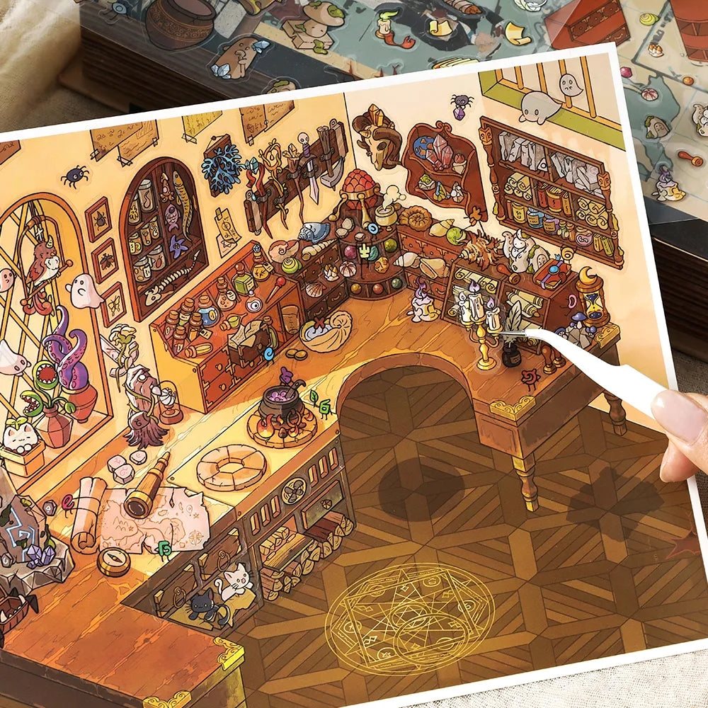 Autocollants grand format – Archéologues et mondes post-apocalyptiques