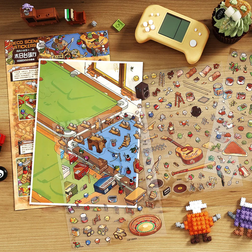 Autocollants grand format – Archéologues et mondes post-apocalyptiques