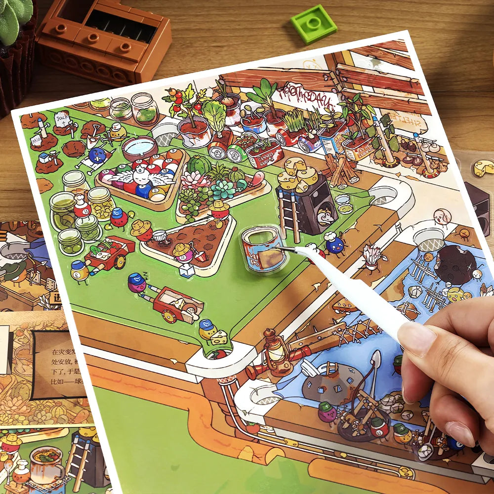 Autocollants grand format – Archéologues et mondes post-apocalyptiques