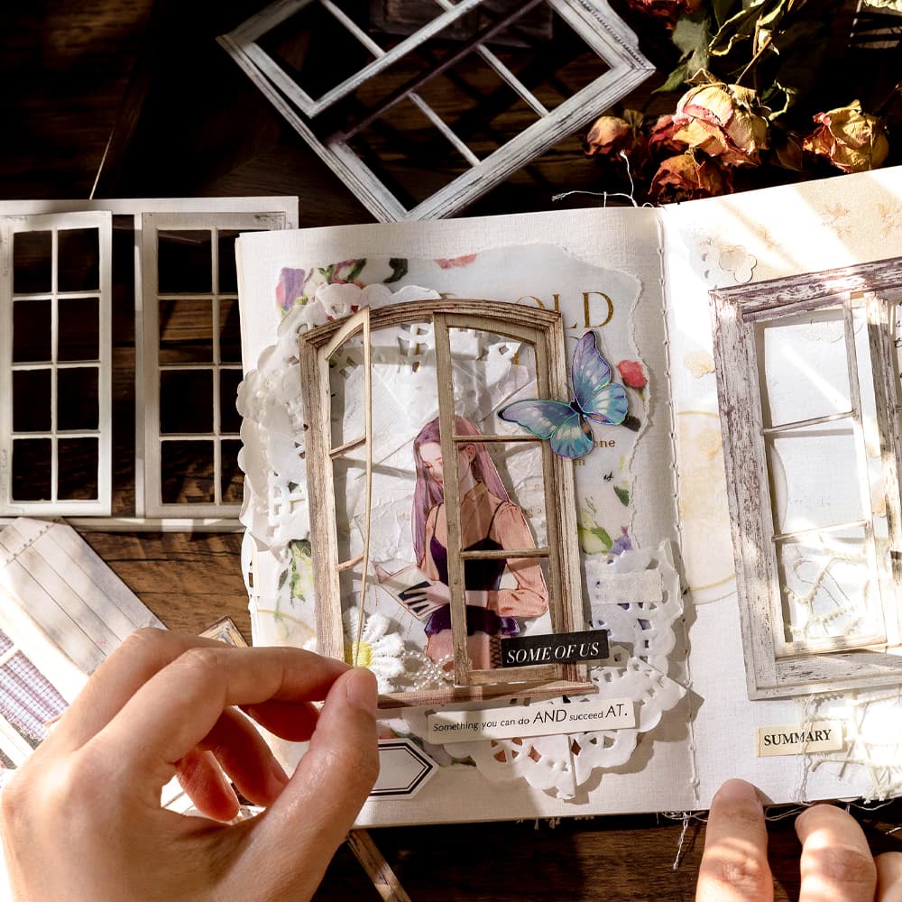 Sticker fenêtre Scrapbooking