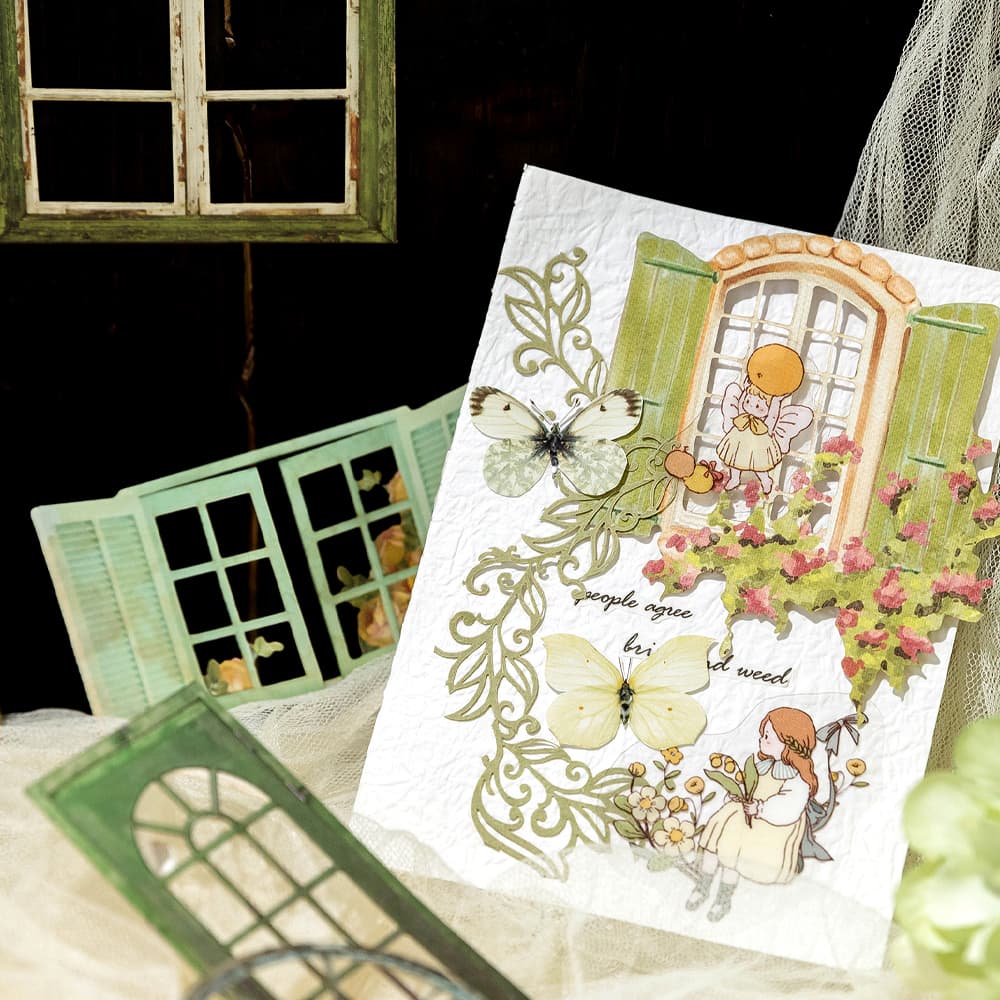 Sticker fenêtre Scrapbooking