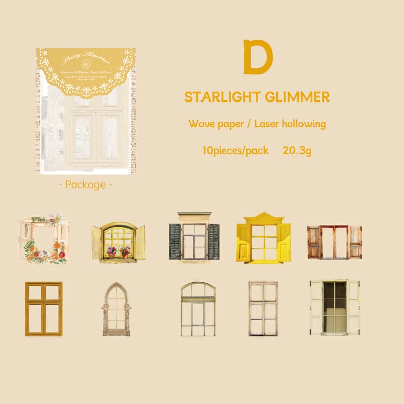 Sticker fenêtre Scrapbooking