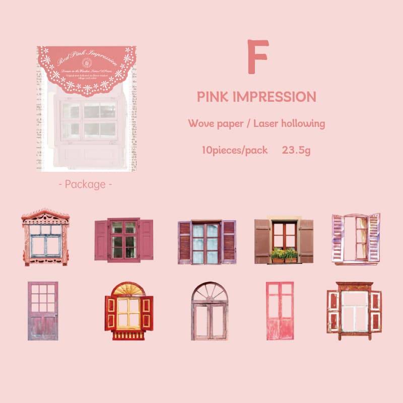 Sticker fenêtre Scrapbooking