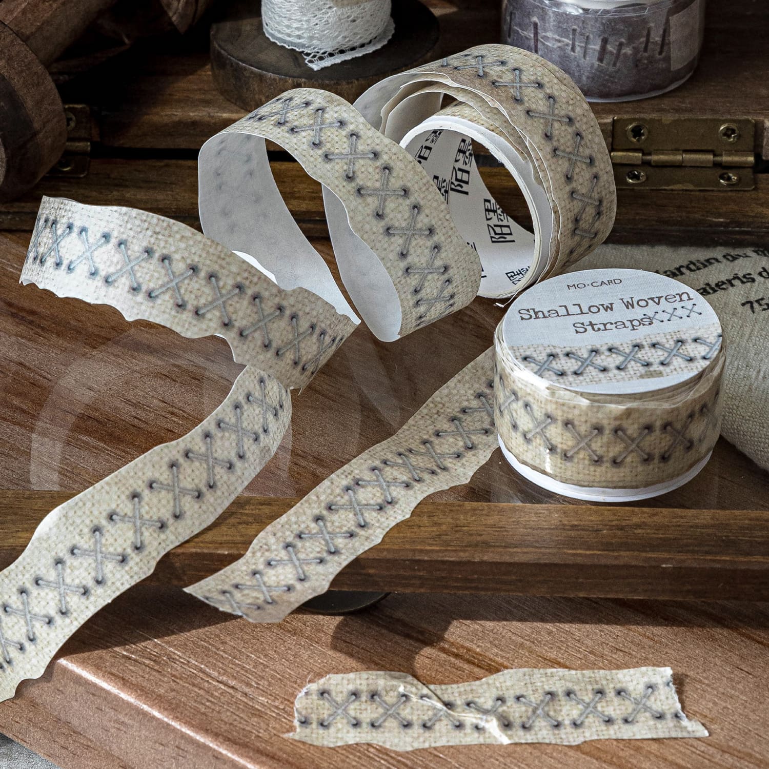 Sewing Theme Torn Washi Tape