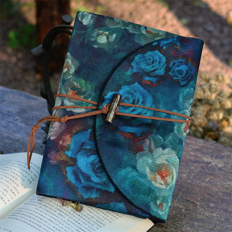 Carnet Silk Rose – Carnet rechargeable et couverture Hobonichi