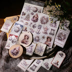 Silver Christmas Rub-On Transfer Stickers