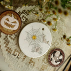 Silver Foil Halloween Transfer Stickers