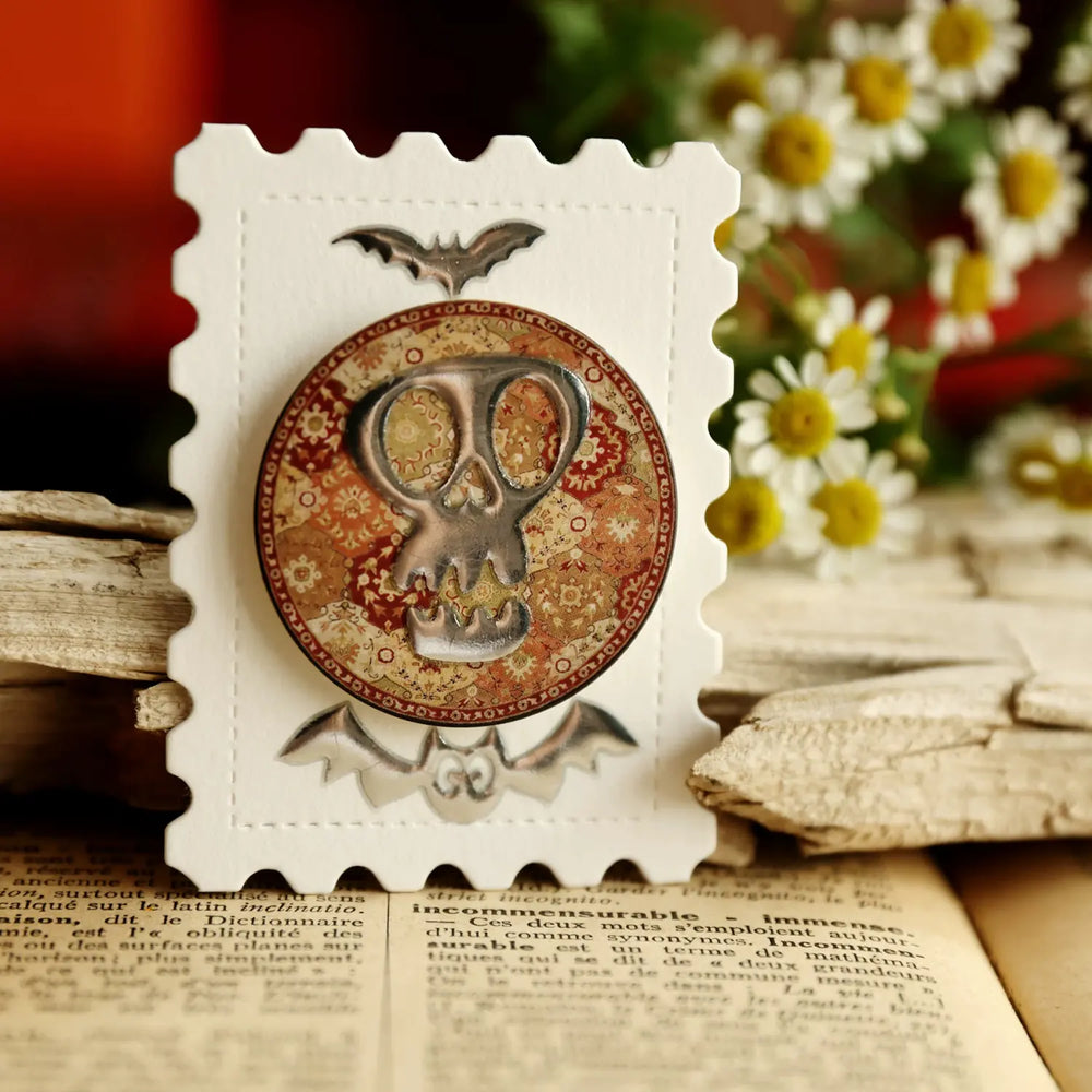 Silver Foil Halloween Transfer Stickers