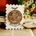 Silver Foil Halloween Transfer Stickers