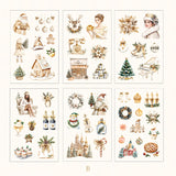 Snowy Night Christmas Stickers