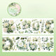 Spring Floral Botanical Washi Tape | Roses Decorative Tape