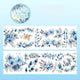 Spring Floral Botanical Washi Tape | Roses Decorative Tape