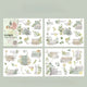 Spring Floral Rub-On Stickers for Journaling | Fresh Vintage PVC Transfers
