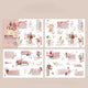 Spring Floral Rub-On Stickers for Journaling | Fresh Vintage PVC Transfers