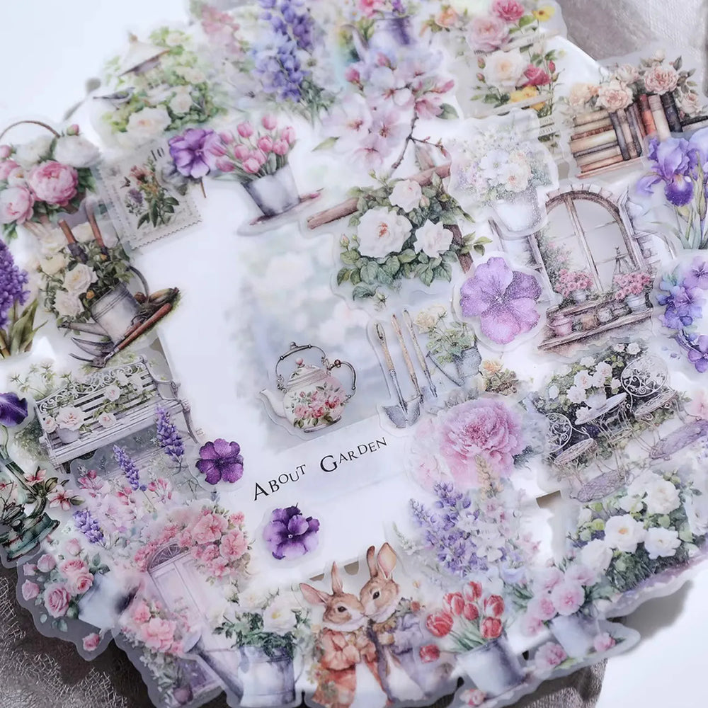 Spring Floral Vellum Stickers | Botanical & Flower