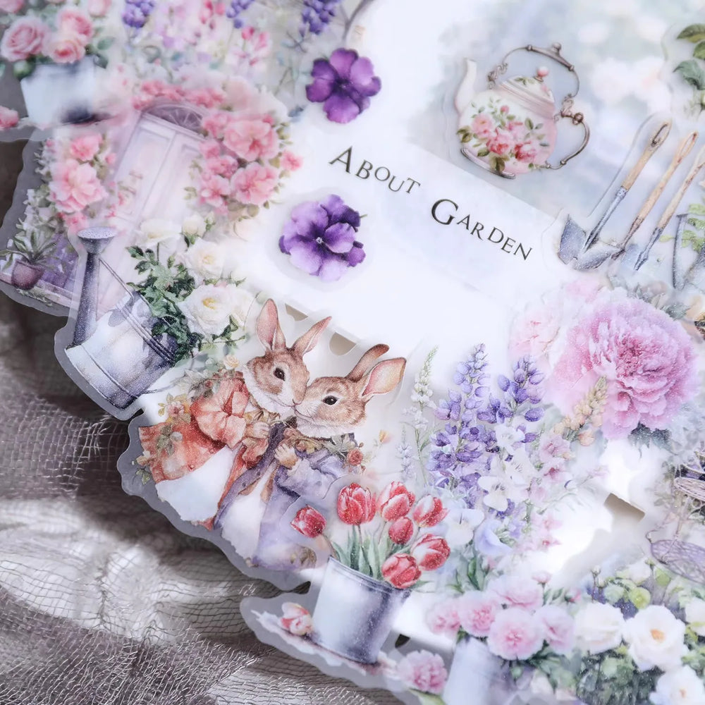 Spring Floral Vellum Stickers | Botanical & Flower