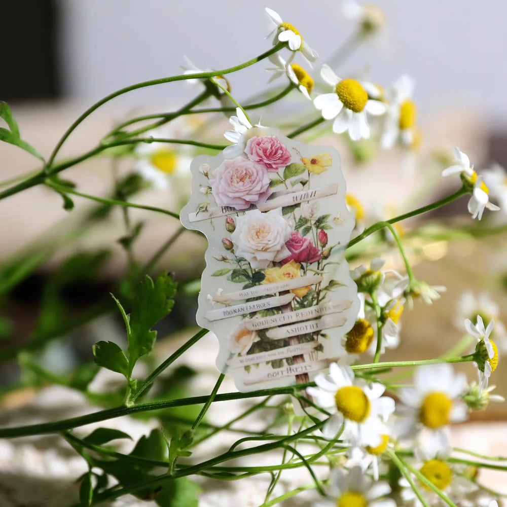Spring Floral Vellum Stickers | Botanical & Flower