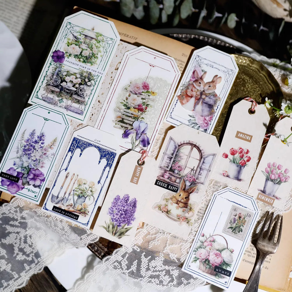 Spring Floral Vellum Stickers | Botanical & Flower