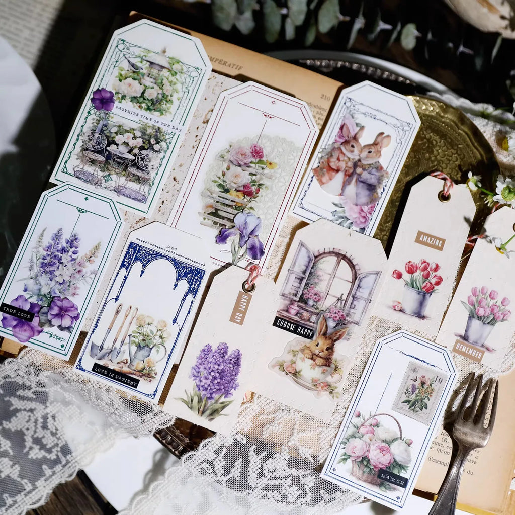 Spring Floral Vellum Stickers | Botanical & Flower