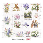 Spring Floral Vellum Stickers | Botanical & Flower