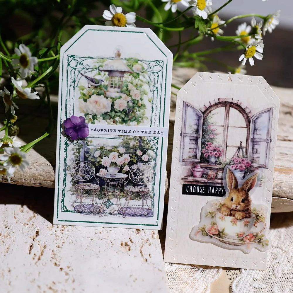 Spring Floral Vellum Stickers | Botanical & Flower