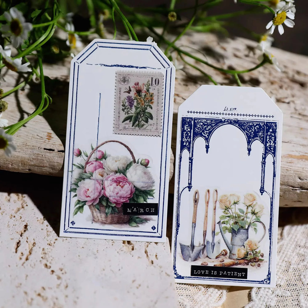 Spring Floral Vellum Stickers | Botanical & Flower