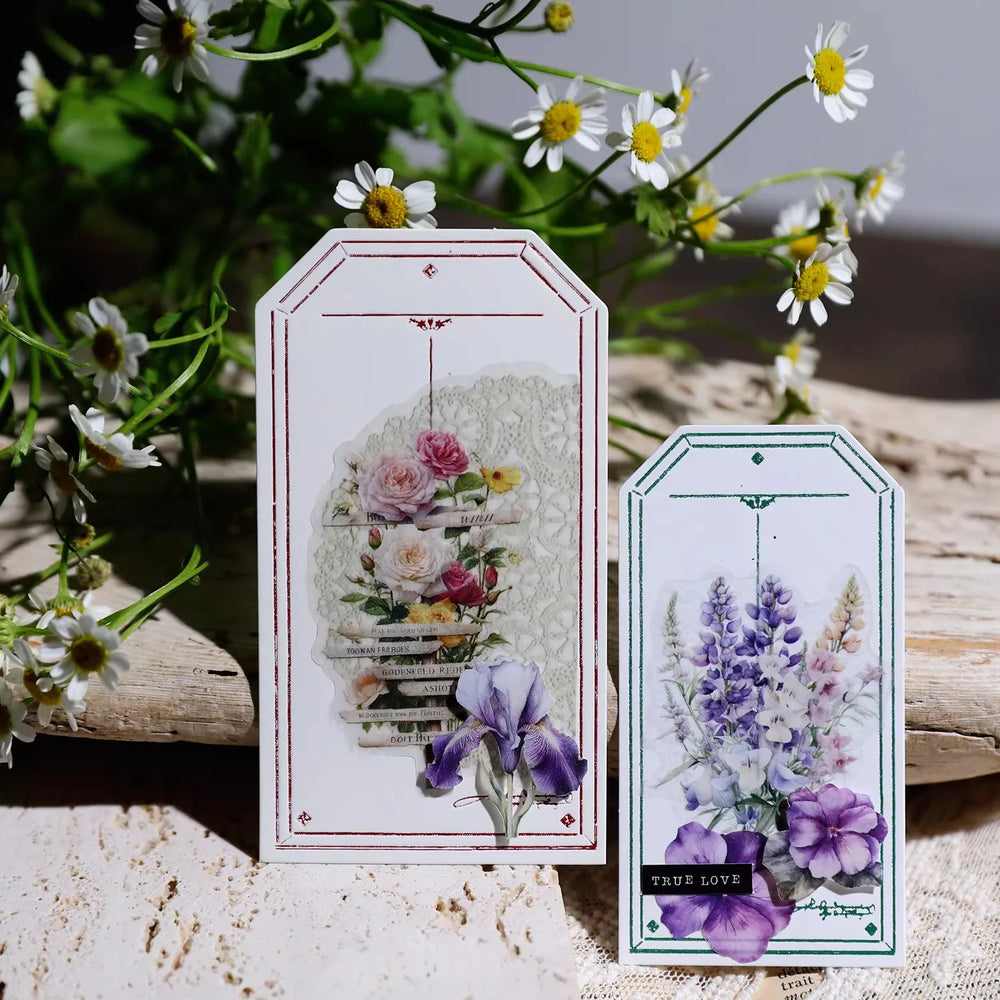 Spring Floral Vellum Stickers | Botanical & Flower