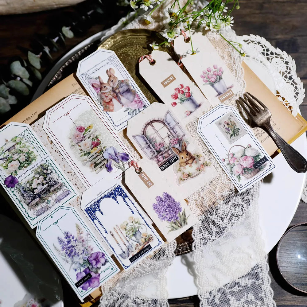 Spring Floral Vellum Stickers | Botanical & Flower