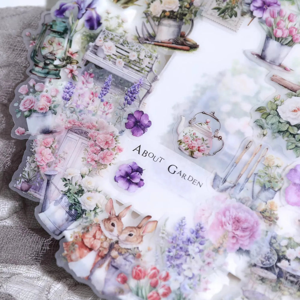 Spring Floral Vellum Stickers | Botanical & Flower