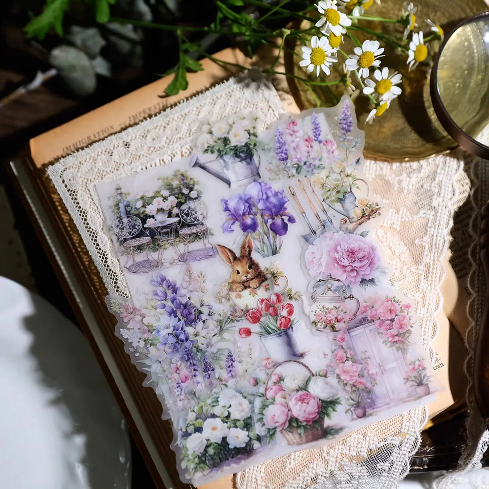 Spring Floral Vellum Stickers | Botanical & Flower
