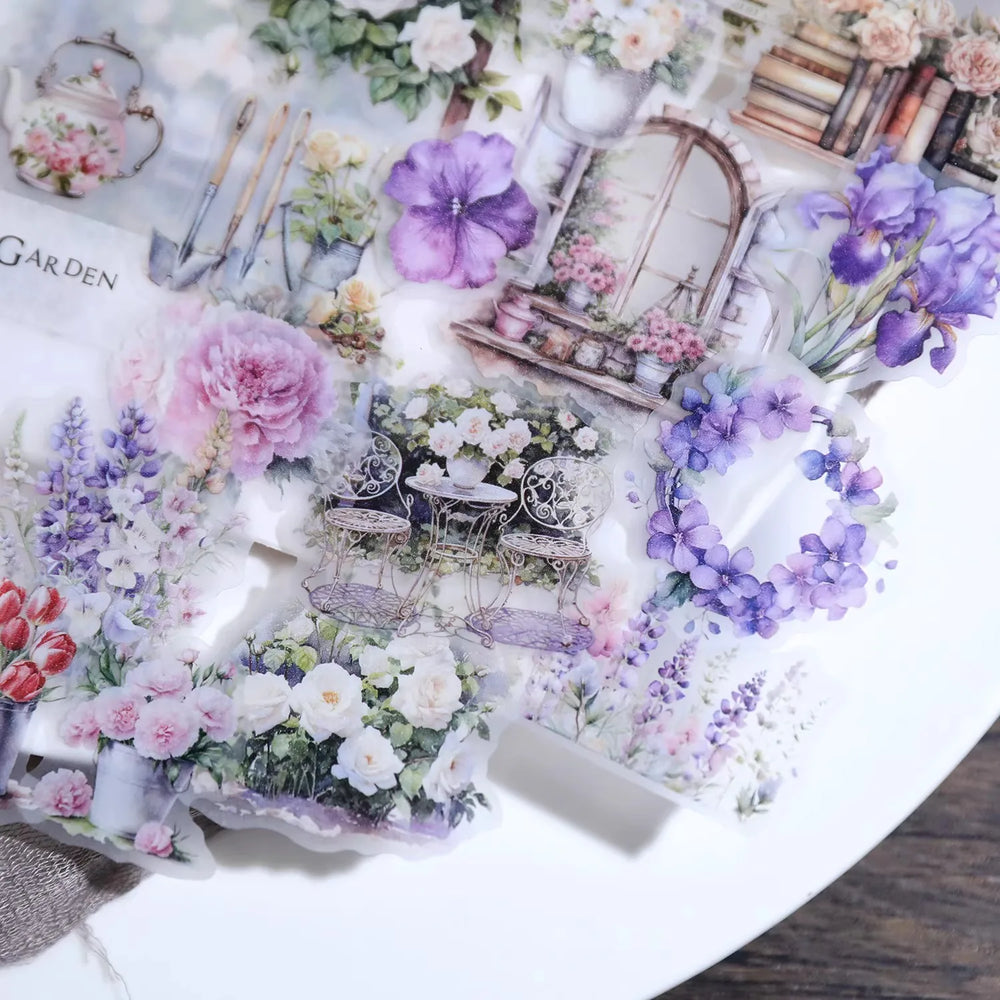 Spring Floral Vellum Stickers | Botanical & Flower