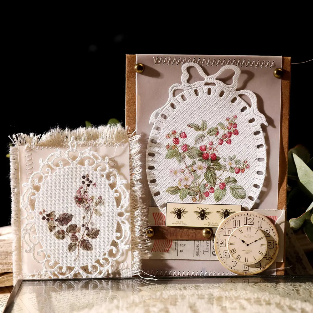 Spring Forest Animals Rub-On Stickers | Owl, Deer & Floral Transfers