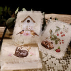 Spring Forest Animals Rub-On Stickers | Owl, Deer & Floral Transfers