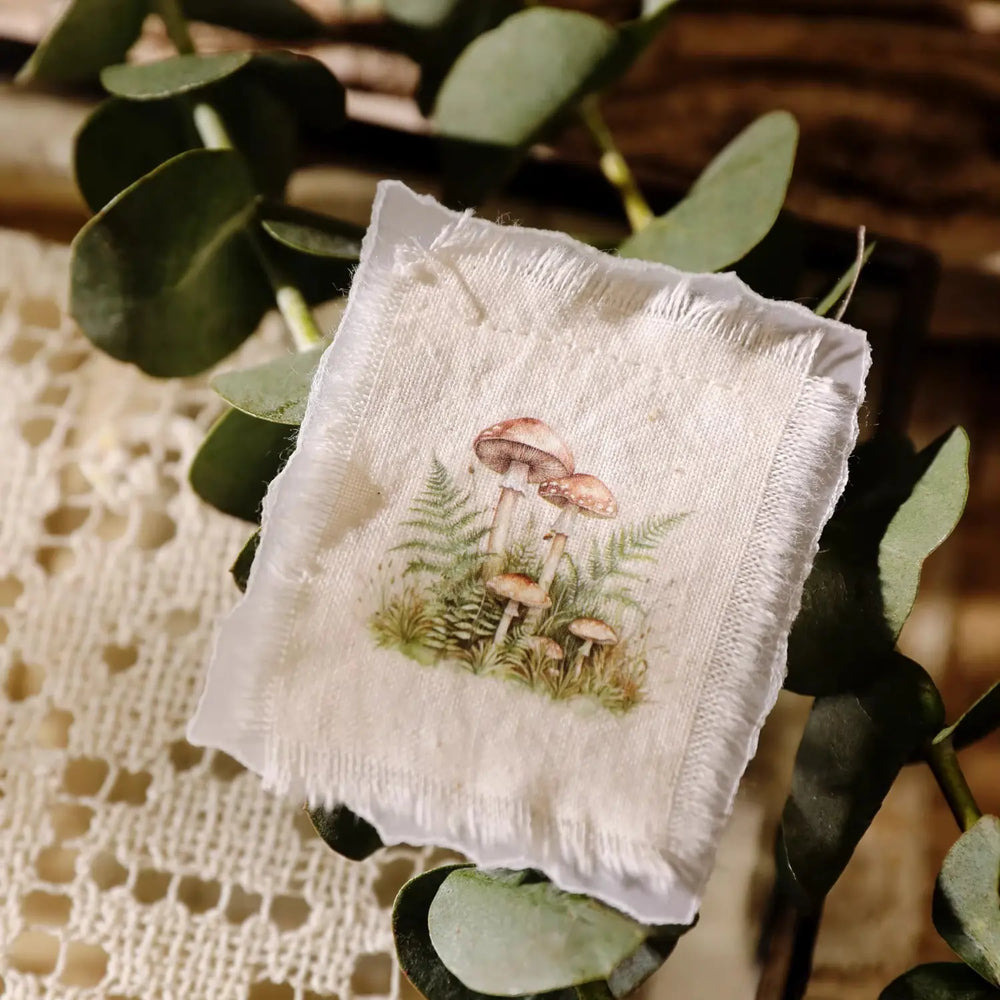 Spring Forest Animals Rub-On Stickers | Owl, Deer & Floral Transfers