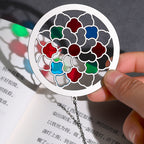 Clear Bookmark – Stylish Metal Art Bookmark Inspired by Stained Glass | Christmas Gift