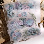 Succulent Vellum Stickers | Matte Botanical Journaling