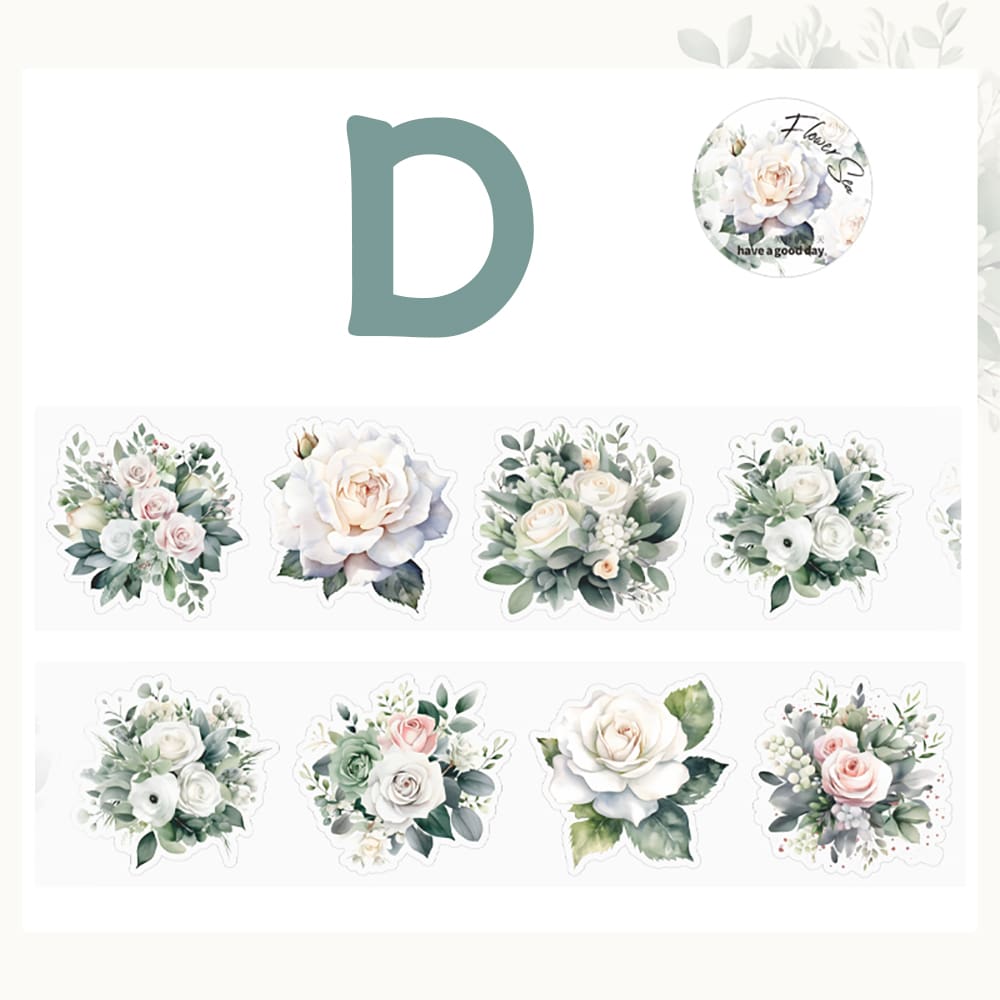 Sunflower Rose Floral PET Tape