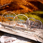 Thank You Typography UV DTF Sticker Transfers | for Cups, Cards & Gift Wrapping