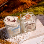 Thank You Typography UV DTF Sticker Transfers | for Cups, Cards & Gift Wrapping