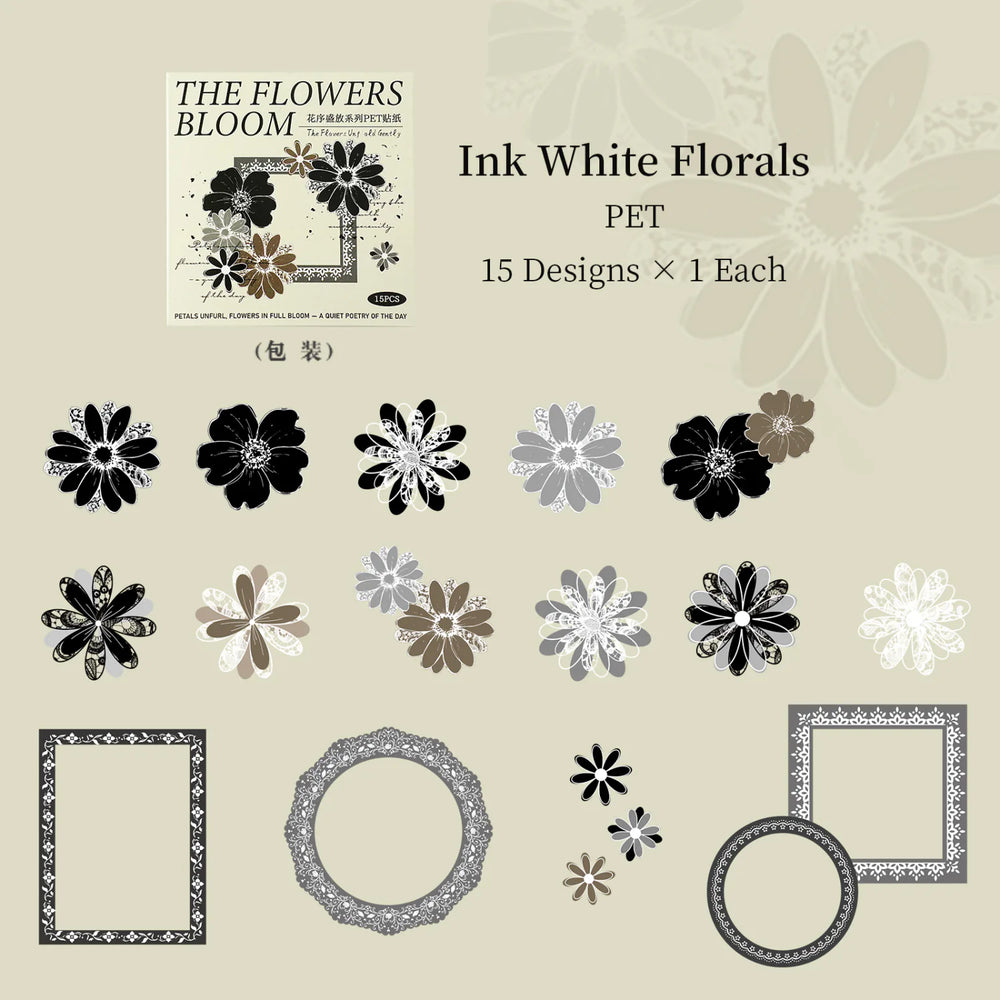 The Flowers Bloom PET Sticker Pack
